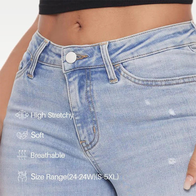 🔥 Baggy Jeans mit mittlerer Leibhöhe