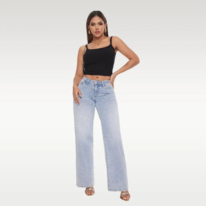 🔥 Baggy Jeans mit mittlerer Leibhöhe