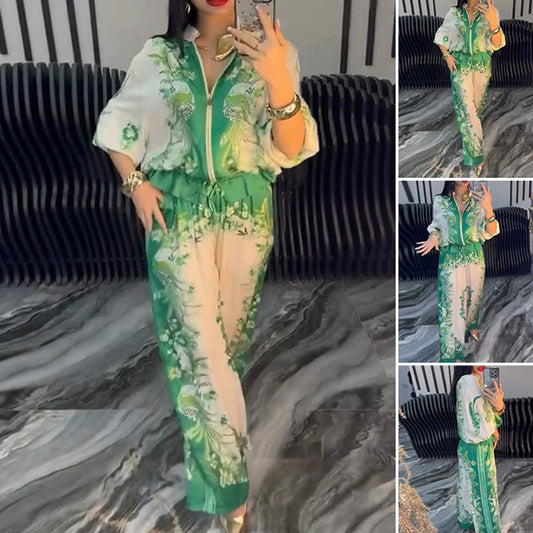 🌸Frühjahrsangebote🌸 Elegantes zweiteiliges Set mit Reißverschluss für Damen