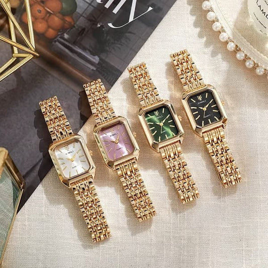 Damen-Luxus-Quarz-Armbanduhr