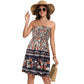 Sommerkleid mit Blumenmuster im Boho-Stil