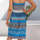 Sommerkleid mit Blumenmuster im Boho-Stil