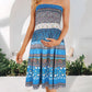 Sommerkleid mit Blumenmuster im Boho-Stil