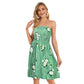 Sommerkleid mit Blumenmuster im Boho-Stil