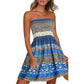 Sommerkleid mit Blumenmuster im Boho-Stil