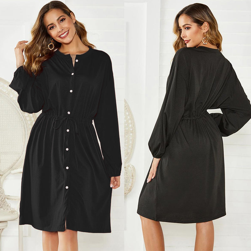 Elegantes, lockeres, lässiges und bequemes Damenkleid