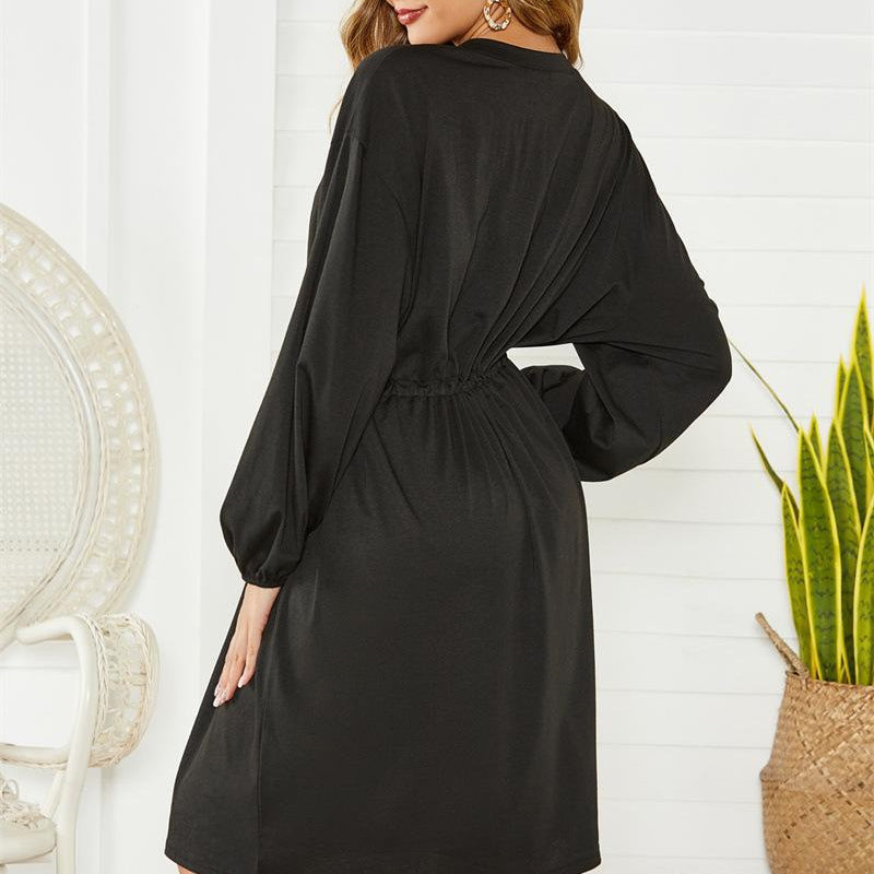 Elegantes, lockeres, lässiges und bequemes Damenkleid