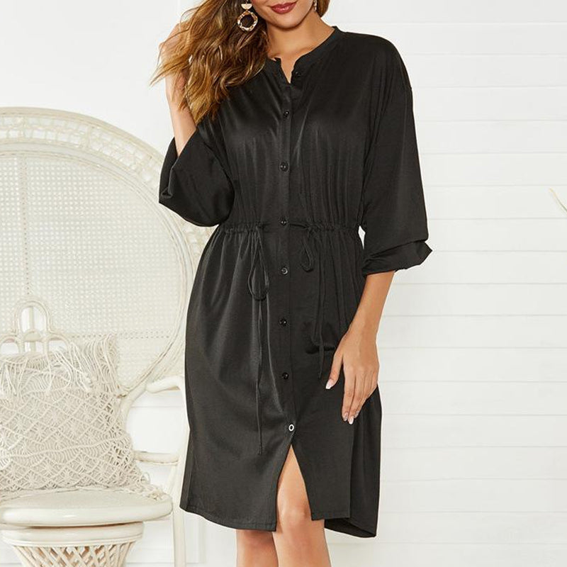 Elegantes, lockeres, lässiges und bequemes Damenkleid