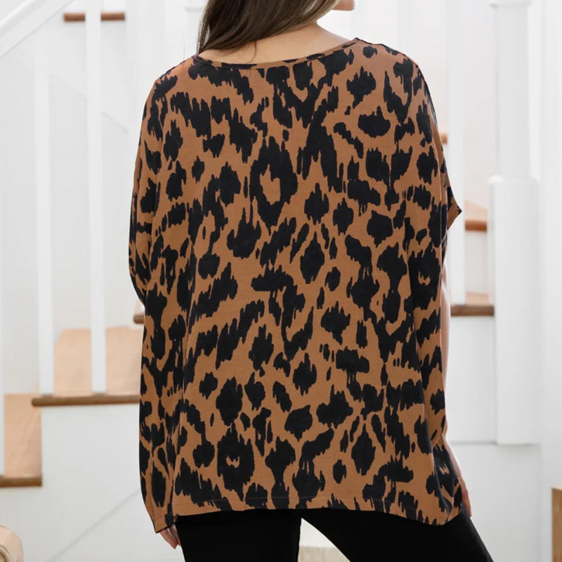 Oversize-Top mit U-Ausschnitt für Damen