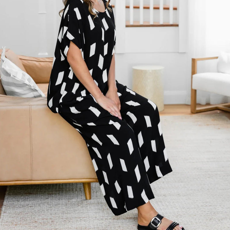 Oversize-Top mit U-Ausschnitt für Damen