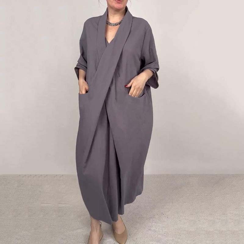 Stilvolles, einzigartiges, lockeres Cross-Kleid für Damen
