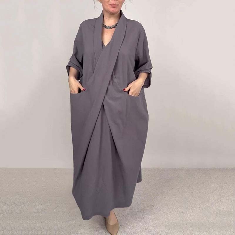 Stilvolles, einzigartiges, lockeres Cross-Kleid für Damen