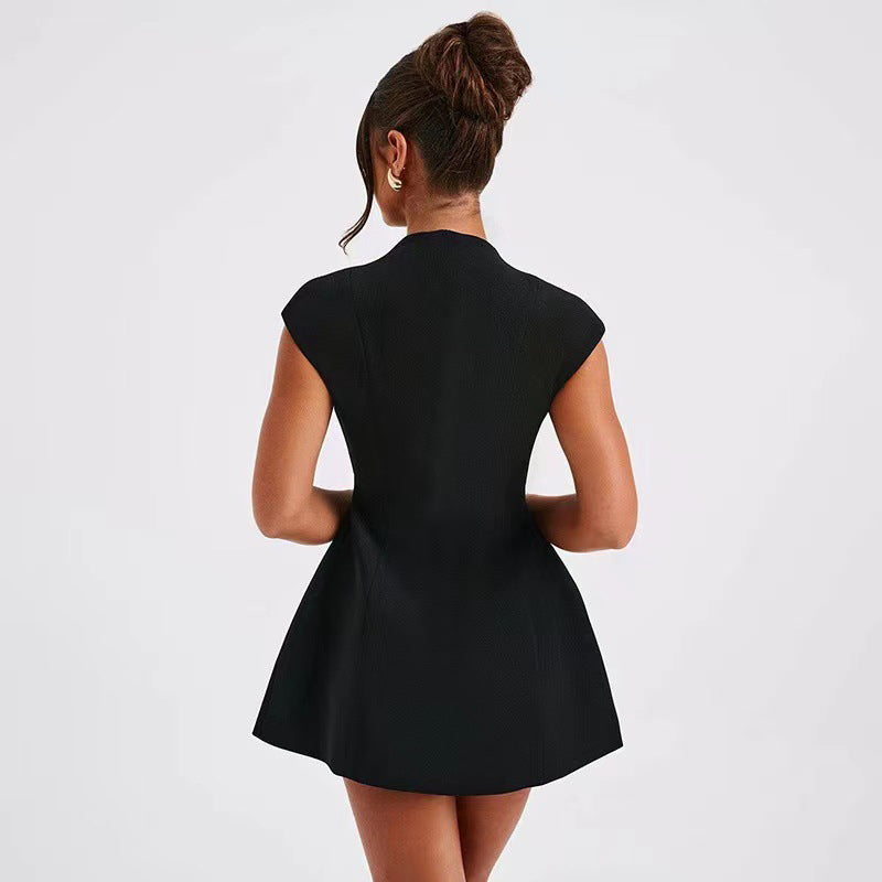 Anspruchsvolles Blazerkleid mit tiefem Ausschnitt für Damen