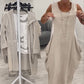 Schlichtes ärmelloses Kleid mit Taschen