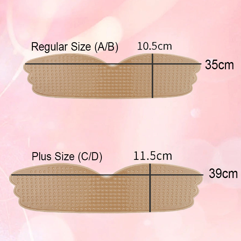 ✨3 Kaufen, 2 Gratis erhalten🥰Silikon-unsichtbarer, haftender Push-up-BH