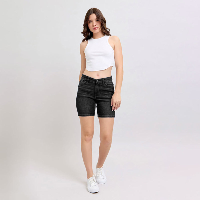 Lockere Jeansshorts für Damen (mit Taschen)