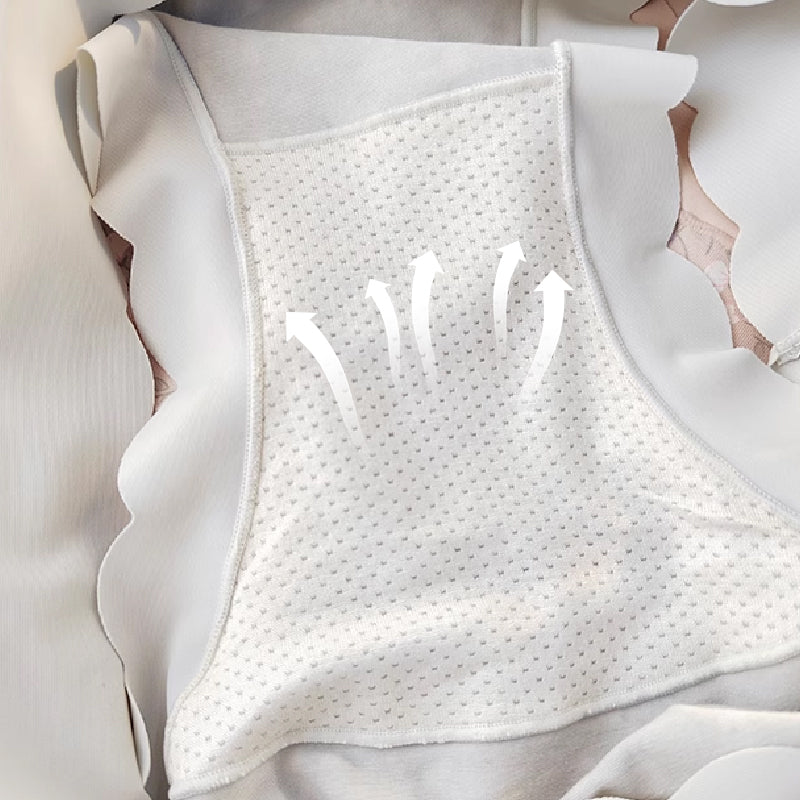 Elastischer Komfort-Höschen mit Blumenmuster für Damen in Übergröße