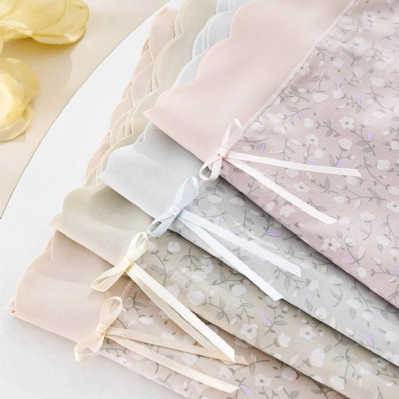Elastischer Komfort-Höschen mit Blumenmuster für Damen in Übergröße