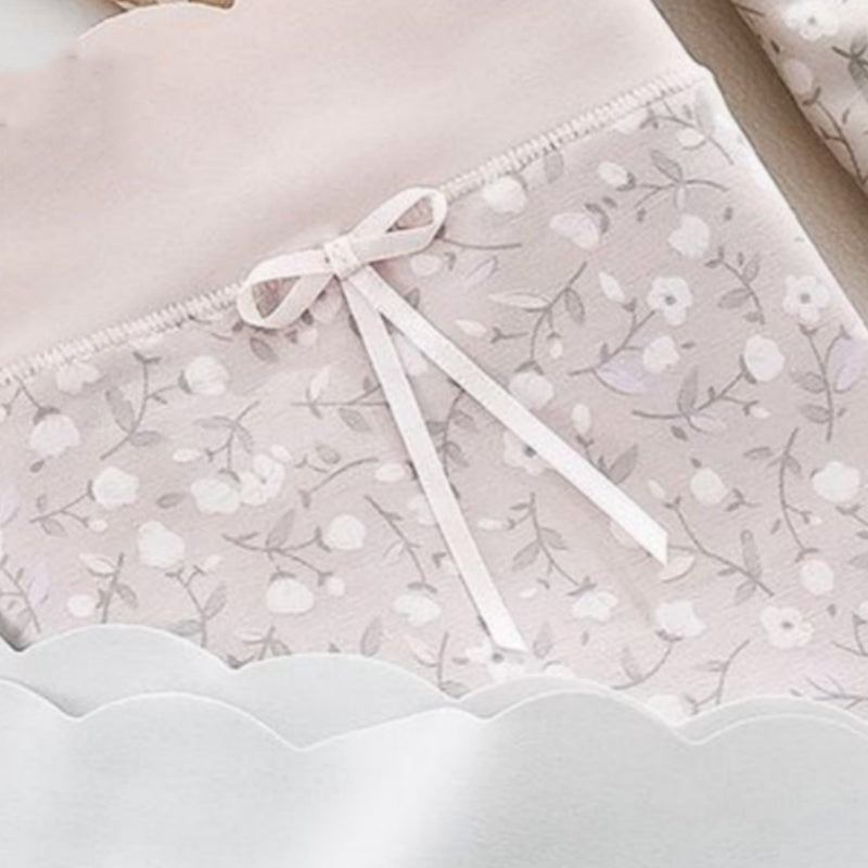 Elastischer Komfort-Höschen mit Blumenmuster für Damen in Übergröße