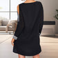 Glamorous – Schulterfreies Kleid mit V-Ausschnitt und Glitzerbesatz