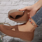 Bequeme, atmungsaktive Strick-Flachschuhe für Damen