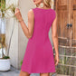 Ärmelloses, taillenbetontes Minikleid für Damen