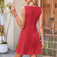 Ärmelloses, taillenbetontes Minikleid für Damen