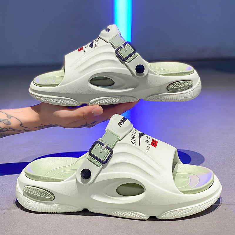 Rutschfeste Slip-On-EVA-Hausschuhe mit dicker Sohle