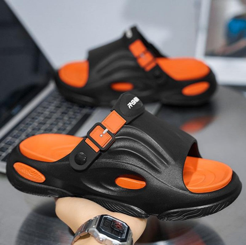 Rutschfeste Slip-On-EVA-Hausschuhe mit dicker Sohle