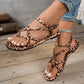 Retro-Leopardenmuster Damen-Sandalen für Strand & Stadt✨✨👡