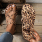 Retro-Leopardenmuster Damen-Sandalen für Strand & Stadt✨✨👡