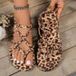 Retro-Leopardenmuster Damen-Sandalen für Strand & Stadt✨✨👡