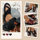 Stilvolle Slide-Sandalen mit Kreuzband für Damen