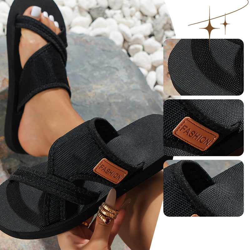 Stilvolle Slide-Sandalen mit Kreuzband für Damen