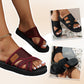 Stilvolle Slide-Sandalen mit Kreuzband für Damen