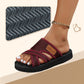 Stilvolle Slide-Sandalen mit Kreuzband für Damen