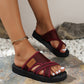 Stilvolle Slide-Sandalen mit Kreuzband für Damen