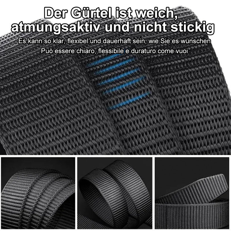 Lochfreier, selbstjustierender taktischer Gürtel