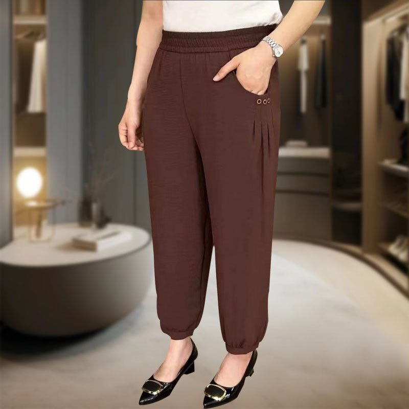 Damen kühlende, atmungsaktive und lockere Freizeithose