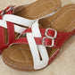 Damen-Sommersandalen mit verstellbarem Kreuzriemen