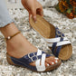 Damen-Sommersandalen mit verstellbarem Kreuzriemen