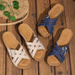 Damen-Sommersandalen mit verstellbarem Kreuzriemen