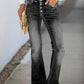 🔥🔥90ER VINTAGE-JEANS MIT KNOPFLEISTE UND AUSGEFRAGTER HOHER TAILLE