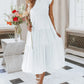 Lässiges, kurzes Midikleid für Damen im Sommer