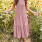 Lässiges, kurzes Midikleid für Damen im Sommer