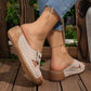 Damen-Sommersandalen mit verstellbarem Kreuzriemen