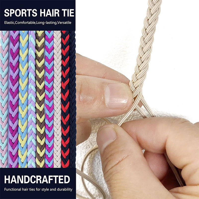 Sportliche elastische Haarbänder für Damen, Pferdeschwanz