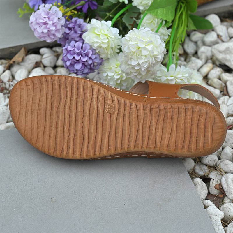 Trendige, bequeme Sandalen aus Leder für Damen