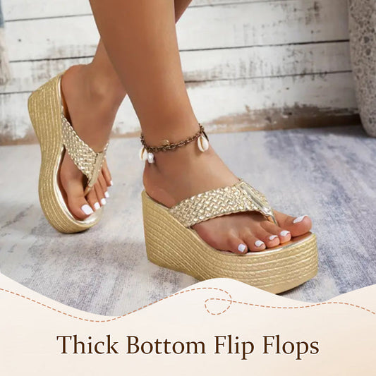 Flip-Flops mit dicker Sohle