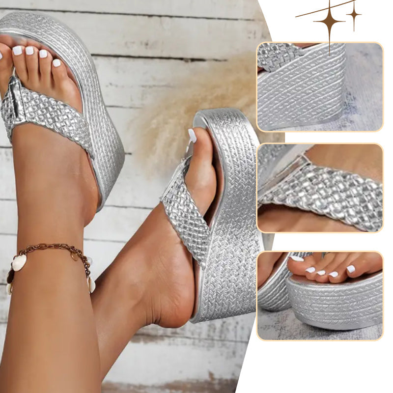 Flip-Flops mit dicker Sohle